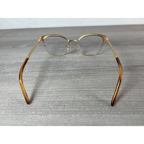 Tory Burch TY 1076 3343 Twisted Gold Frame Eyeglass Frames- 51 18 140 - Picture 7 of 9